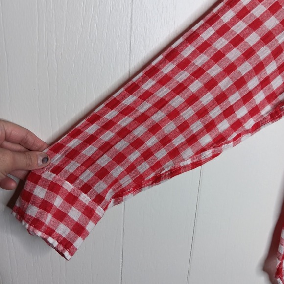 Denim & Supply Ralph Lauren RL Utility Shirt XL Red White Check Country Western - Picture 5 of 9